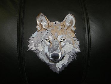 Wolf Head (Logo Panel Size: 30" Panel For All Other Chairs)