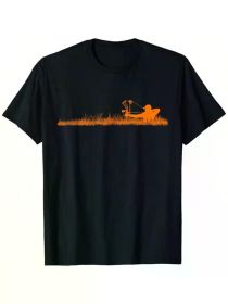 Bow Hunting Accessories Graphic Tees Summer Tshirt Short Sleeve Casual Black T Shirts 100% Cotton 220g For Men (Color: Black, size: XXXL)